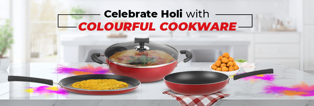 Celebrate Holi with Colourful Cookware