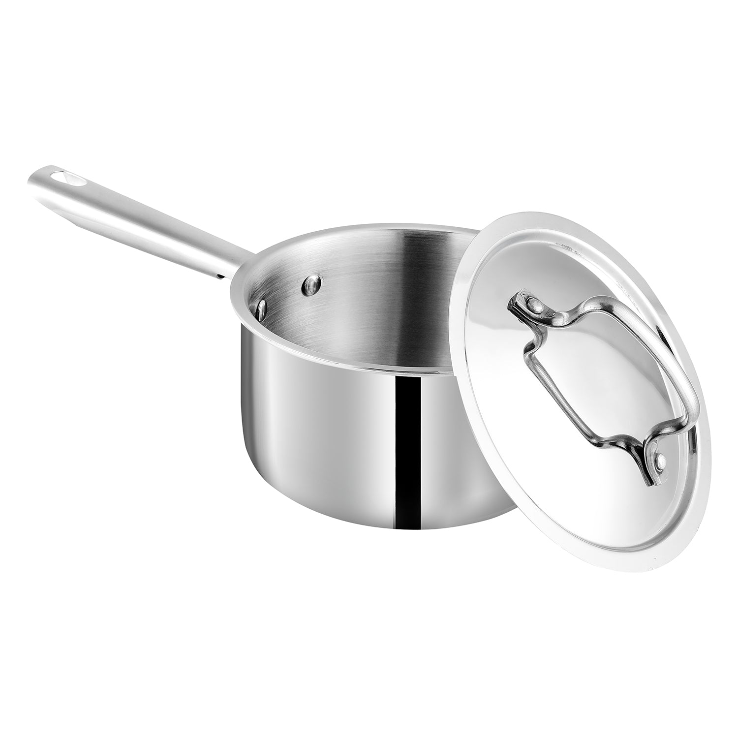 Kraft Futuretec Triply Stainless Steel Saucepan (Induction Friendly)