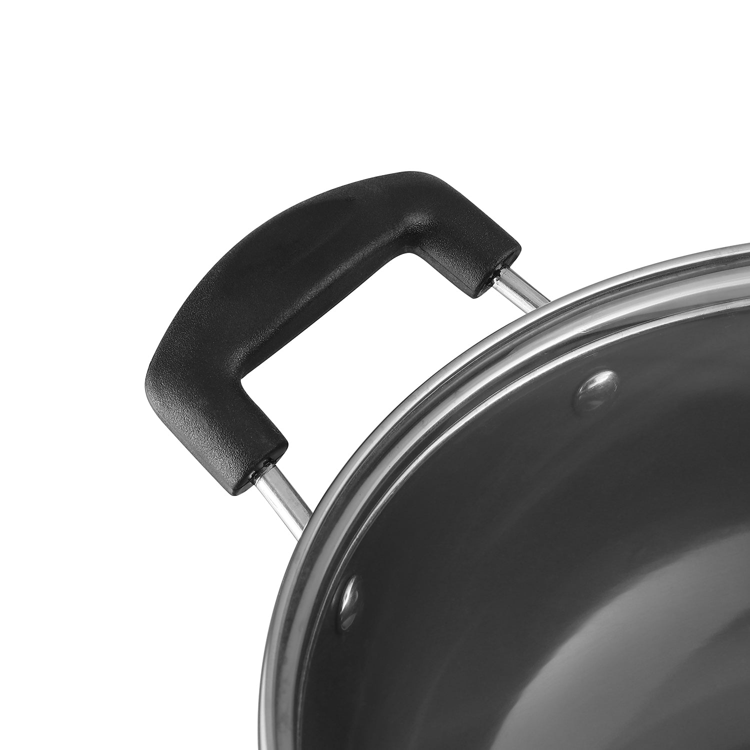 Vinod Hard Anodised Deep Kadai (Induction Friendly)