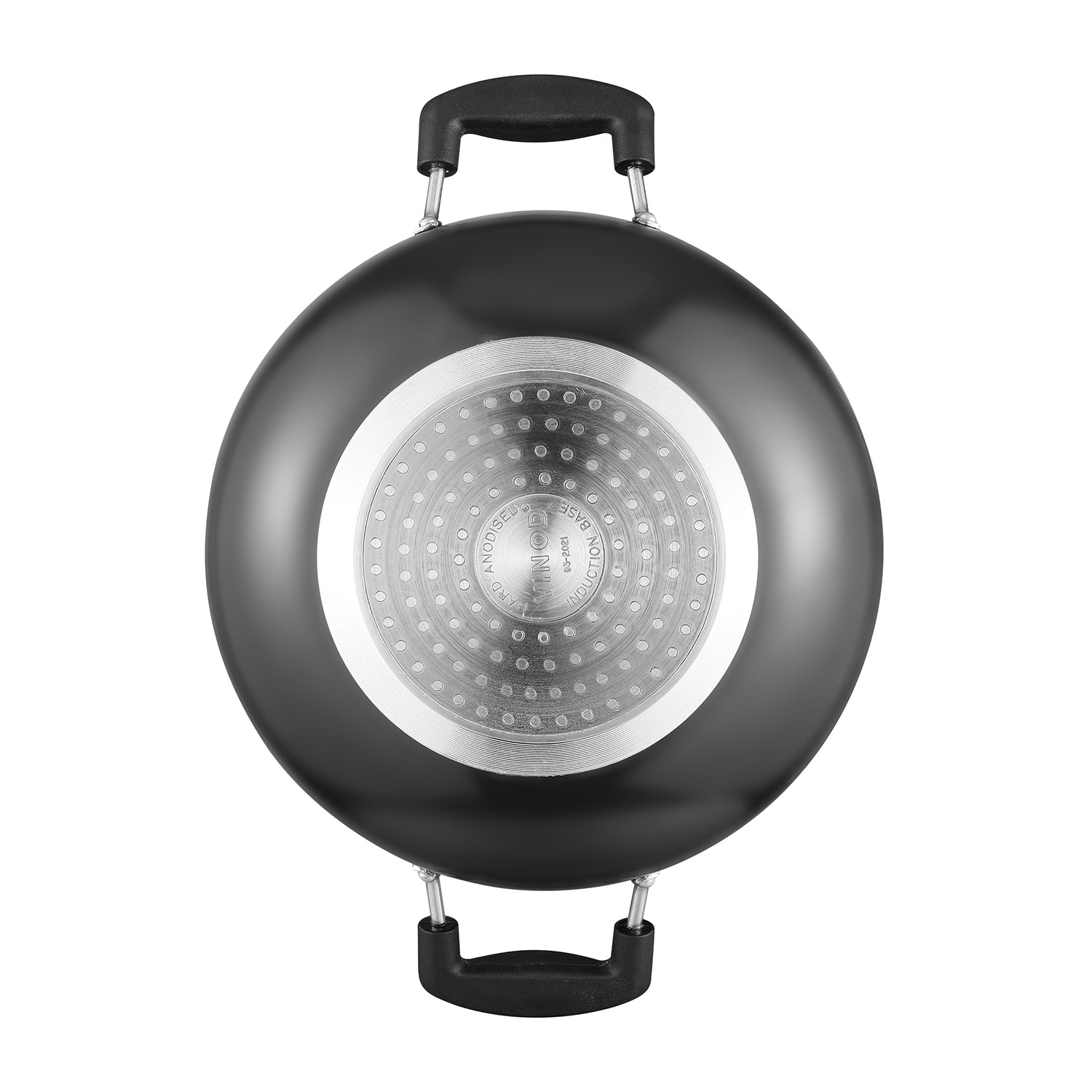 Vinod Hard Anodised Deep Kadai (Induction Friendly)