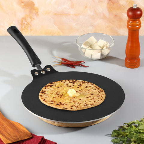 Vinod Zest Flat Multi Tawa - 28 cm (Induction Friendly)