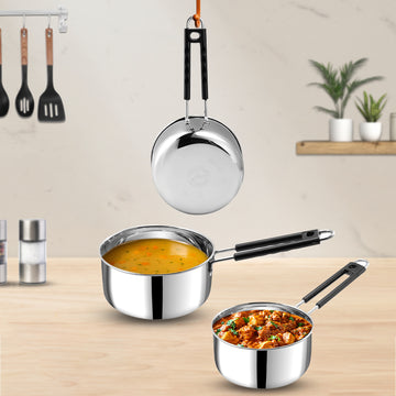 Kraft Stainless Steel Regular Saucepan Sets
