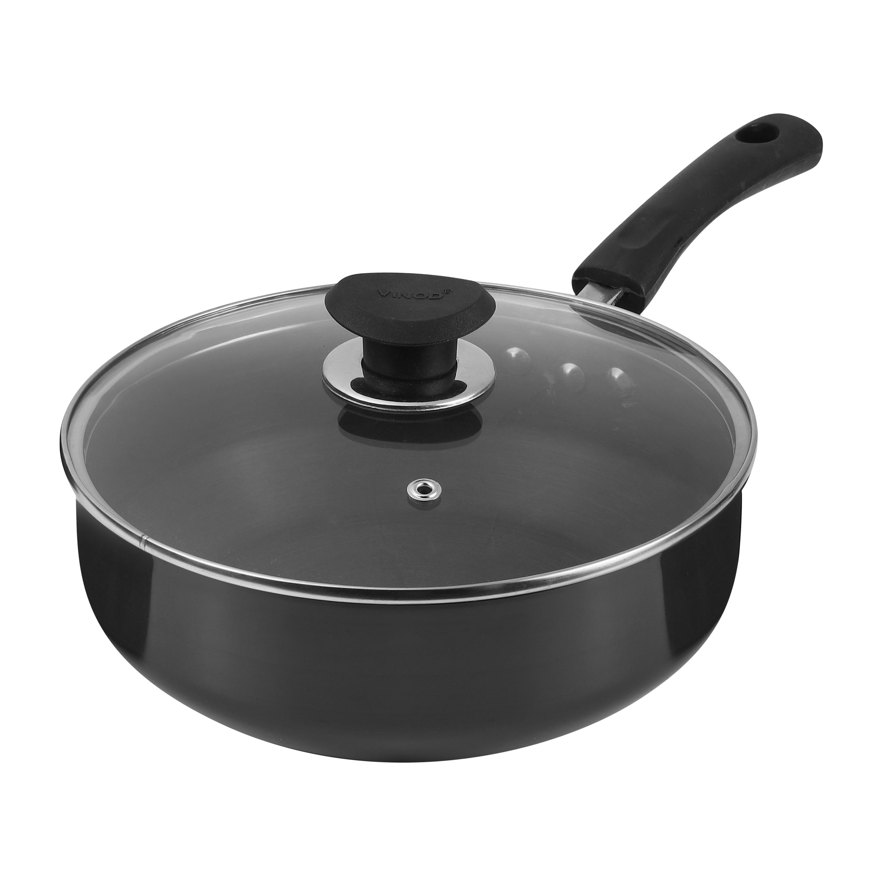 Vinod Hard Anodised All Purpose Pan - 24 cm