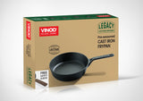Vinod Legacy Pre - Seasoned Cast Iron Frypan (Induction Friendly)