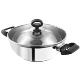 Vinod Stainless Steel Deluxe Kadai with Lid