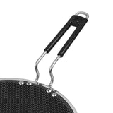 Vinod Platinum Triply Stainless Steel SAS Pro Concave Tawa - 25 cm (Induction Friendly)