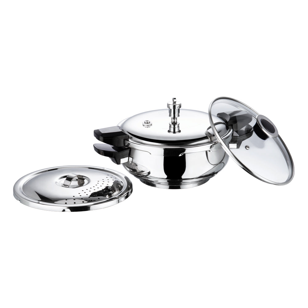 Vinod 18/8 Stainless Steel Magic Pressure Cooker