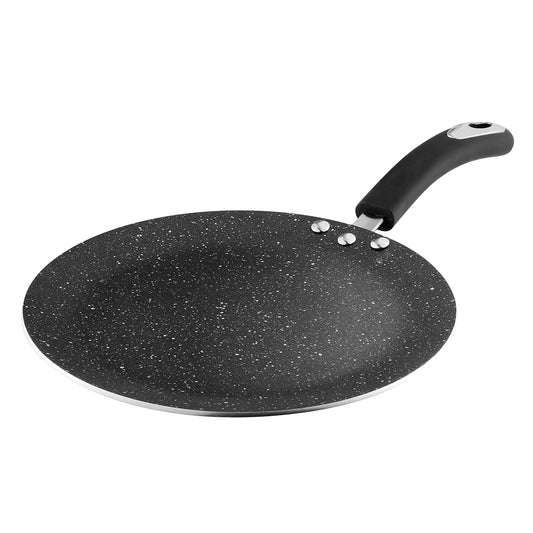 Marlibo Nonstick Concave Tawa with a deep curved cooking surface and ergonomic handle, ideal for making rotis and everyday cooking.