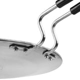Vinod Platinum Triply Stainless Steel SAS Pro Concave Tawa - 25 cm (Induction Friendly)