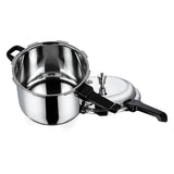 Vinod 18/8 Stainless Steel Outer Lid Pressure Cooker