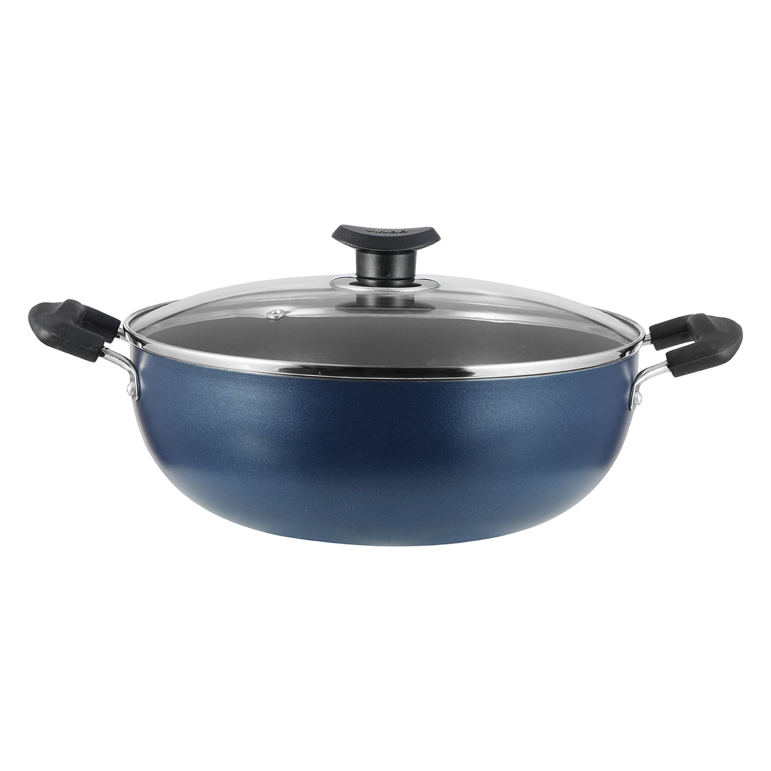 Vinod Zest Non-Stick Deep Kadai with Lid