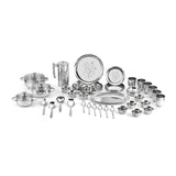 Kraft Patterned Dinner Set - 51 pc + 6 Vati Free