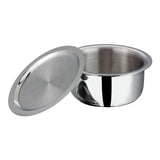 Vinod Platinum Triply Stainless Steel Tope with Lid (Induction Friendly)