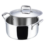 Vinod Platinum Triply Stainless Steel Saucepot with Lid (Induction Friendly)