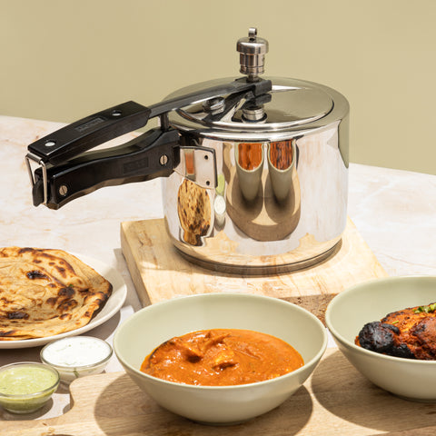 Vinod 18/8 Stainless Steel Inner Lid Pressure Cooker