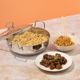 Vinod Stainless Steel Kadai With Lid