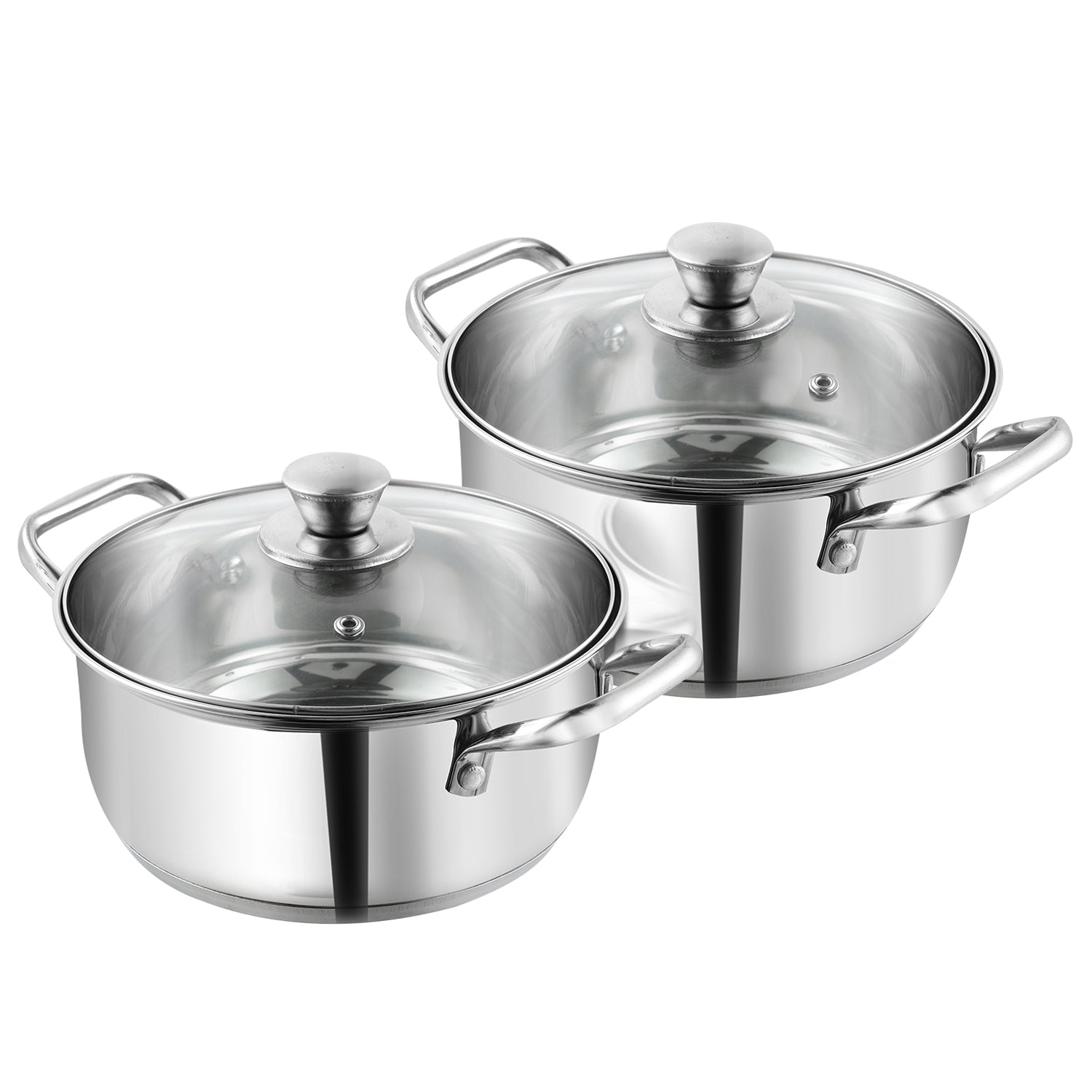 Vinod Stainless Steel Roma Saucepot Set (Induction Friendly)