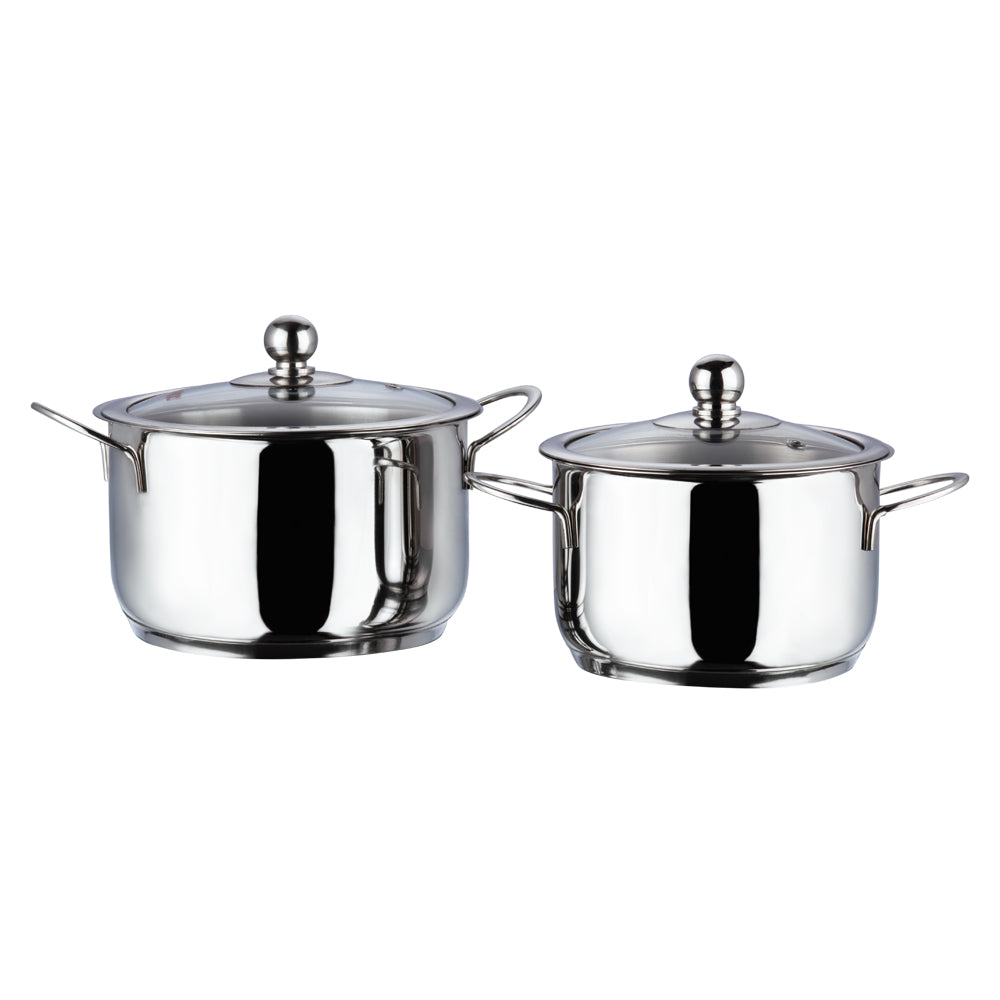 Vinod Stainless Steel Tuscany Combo Set with Lid (Induction Friendly)