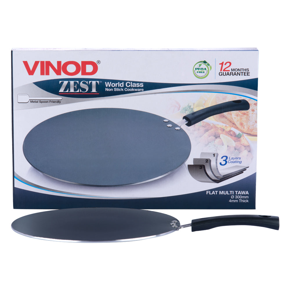 Vinod Zest Non Stick Flat Multi Tawa