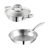 Vinod Platinum Triply Stainless Steel Combo Sets (Induction Friendly)
