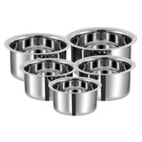 Kraft Stainless Steel 5 pc Tope Set