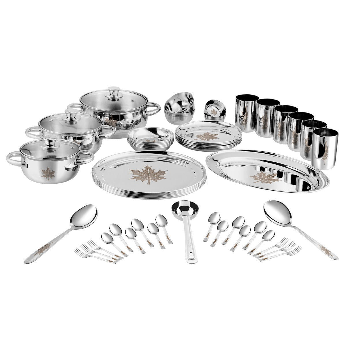 Kraft Leaf Dinner Set 61 pc
