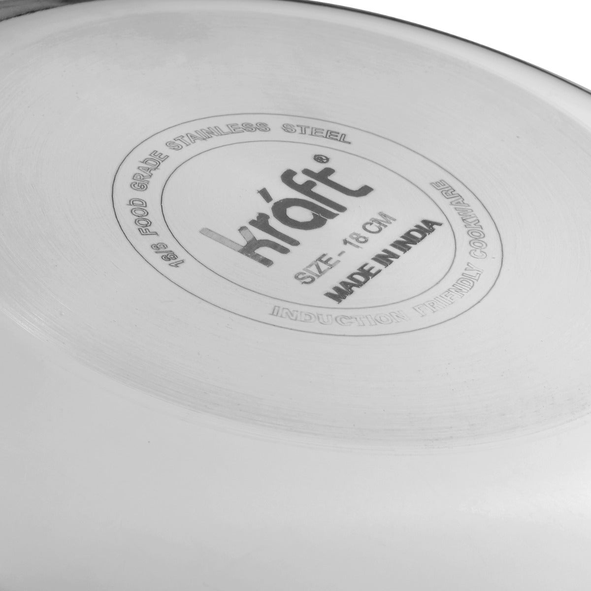 Kraft Futuretec Triply Stainless Steel Extra Deep Tasla (Induction Friendly)