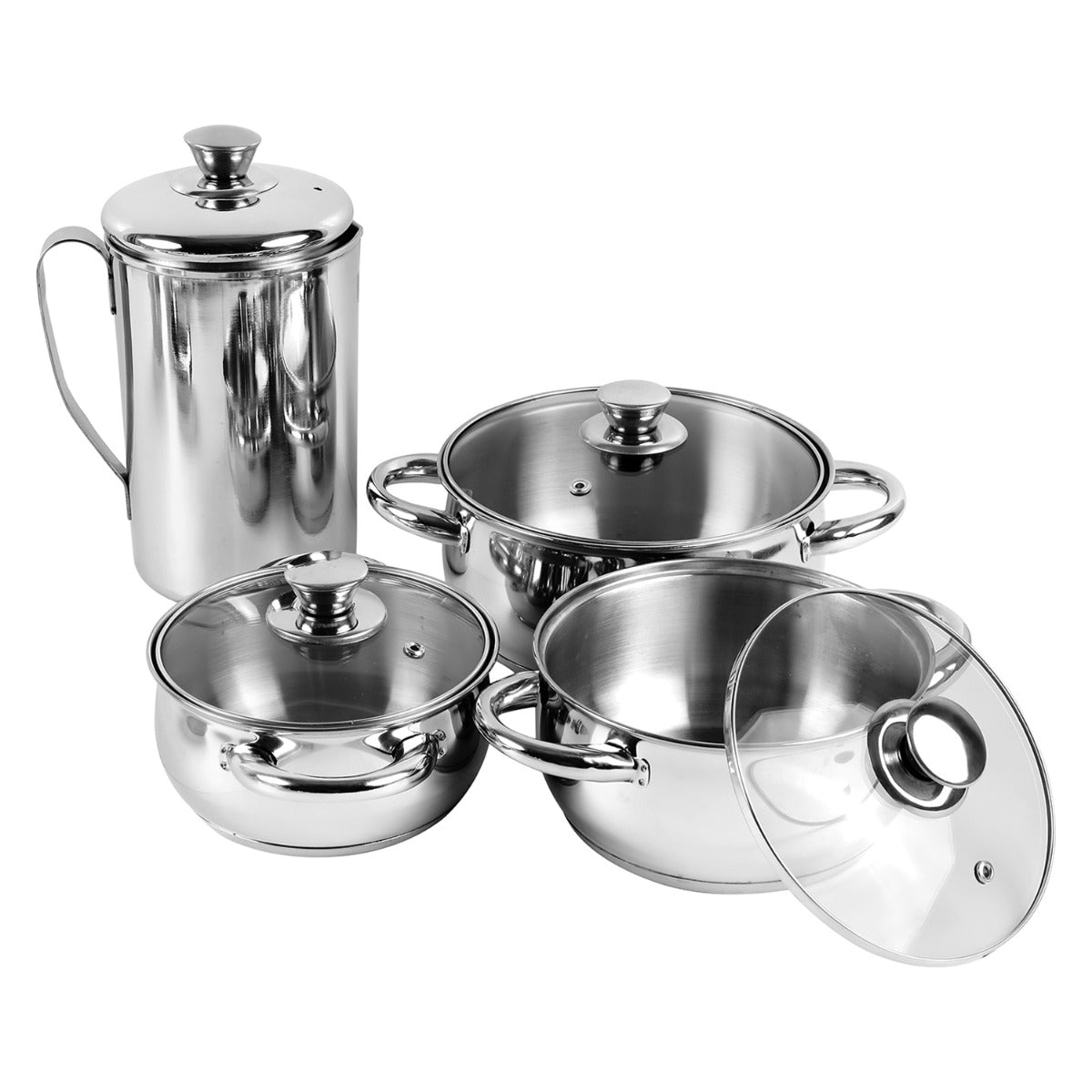 Kraft Stainlesss Steel Qubic Dinner - Lunch Set 55 pc