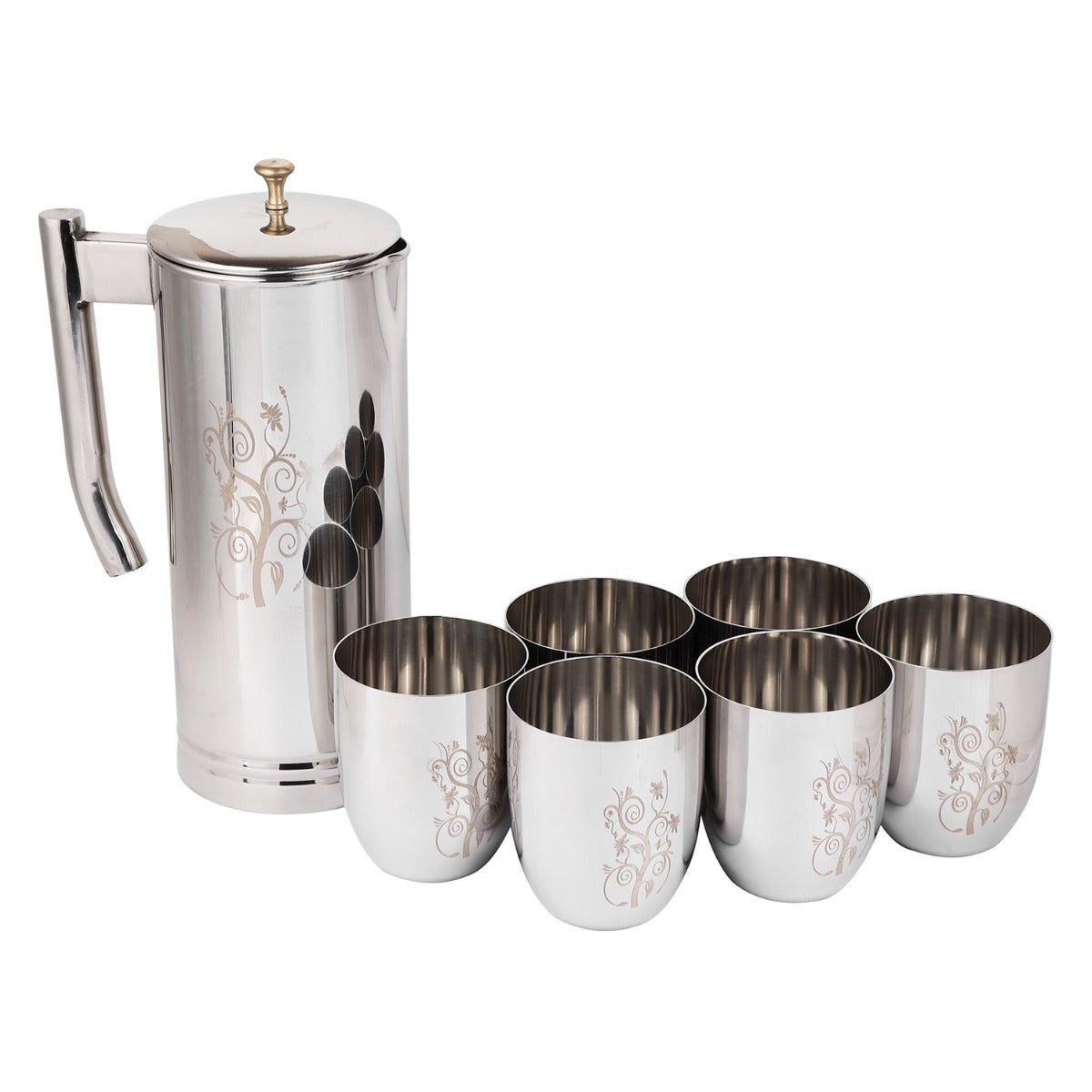 Kraft Stainlesss Steel Tulip Dinner Set 51 pc