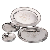Kraft Stainlesss Steel Tulip Dinner Set 51 pc