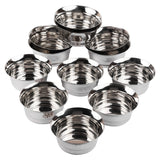 Kraft Stainlesss Steel Tulip Dinner Set 51 pc