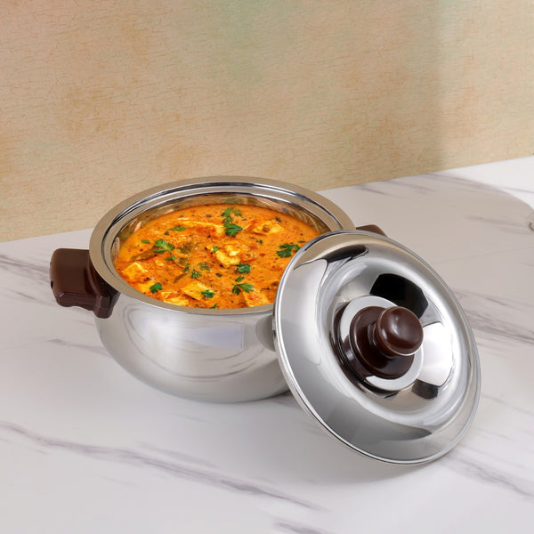 Kraft Stainless Steel Roti Dabba  Casserole – Vinod Cookware