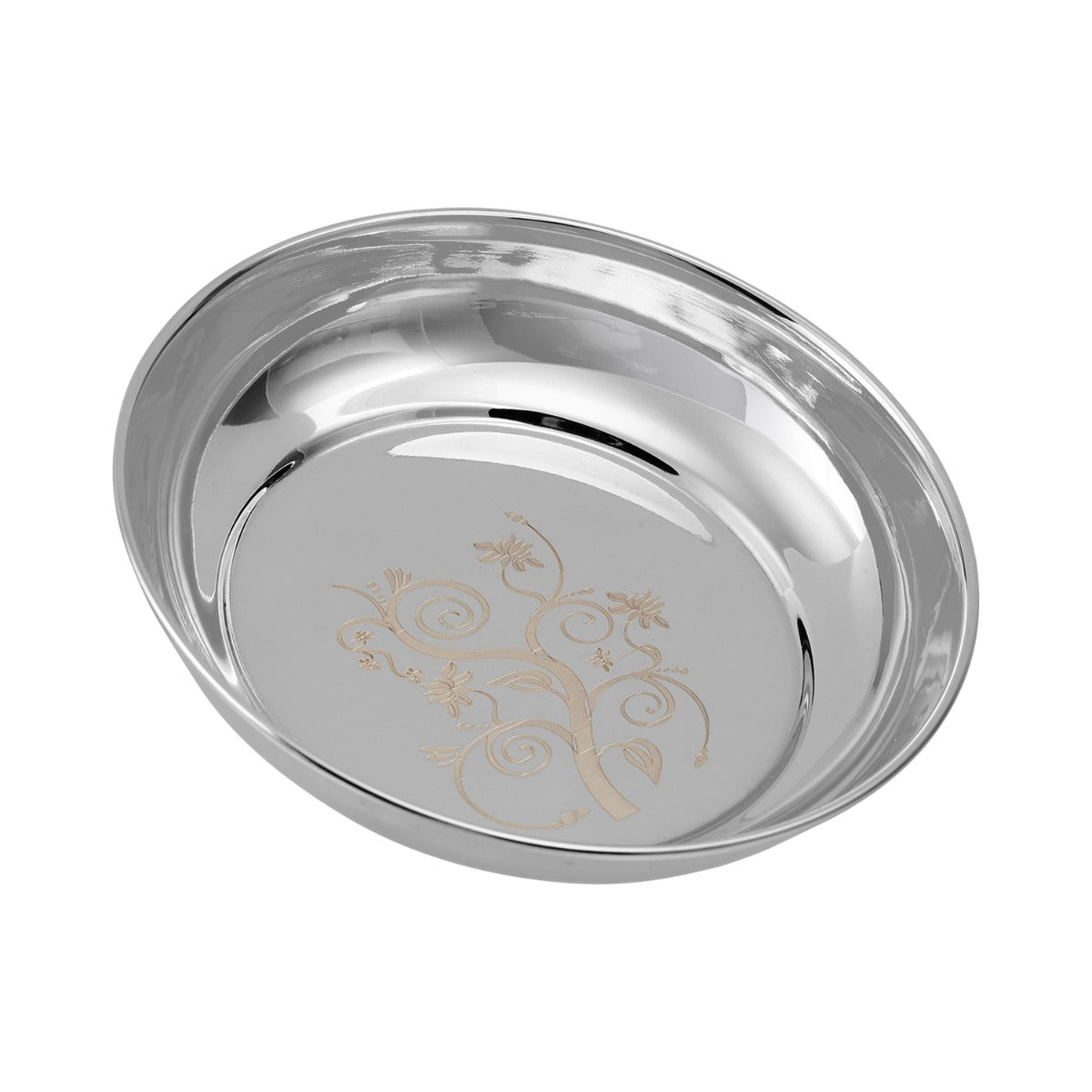 Kraft Patterned Thali Set - 6 pc