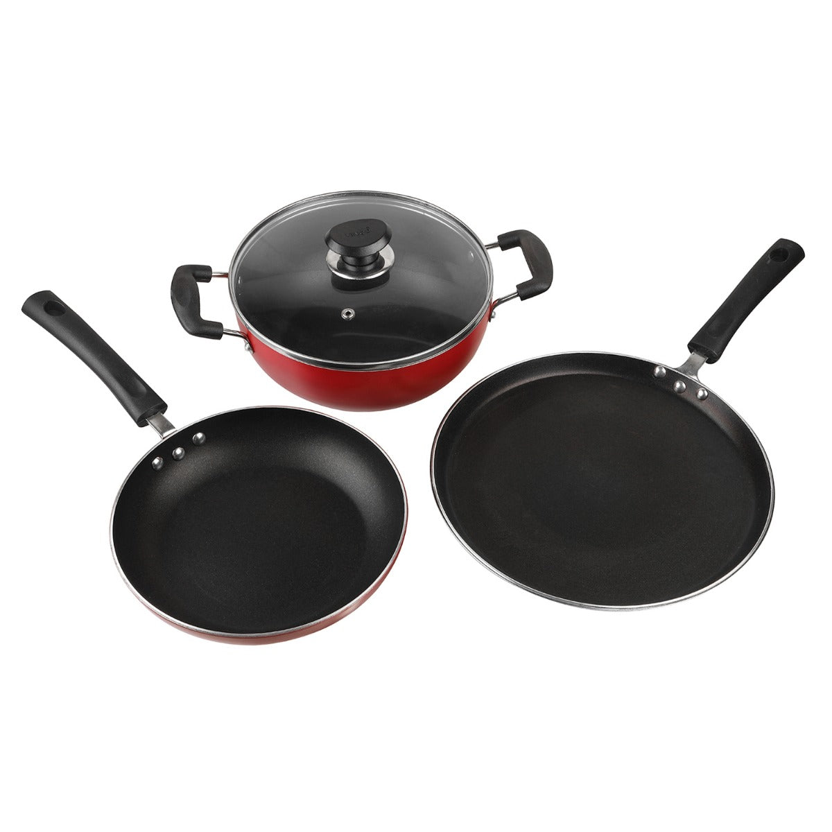 Vinod Zest Inducto 3 Piece Combo Set (Induction Friendly)