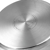 Vinod Stainless Steel, Sandwich Bottom, 3 pc Tope Set with Lids (Induction Friendly)