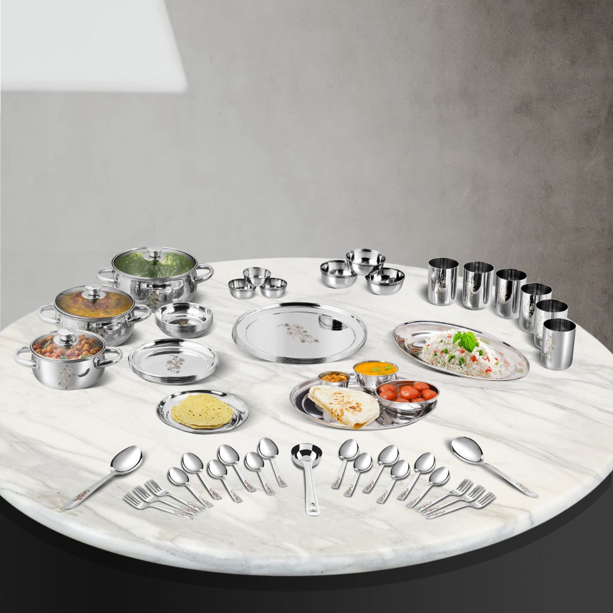 Kraft Tulip Dinner Set 61 pc