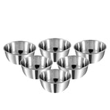 Kraft Stainless Steel Regal Vati/Katori Set of 6 pc