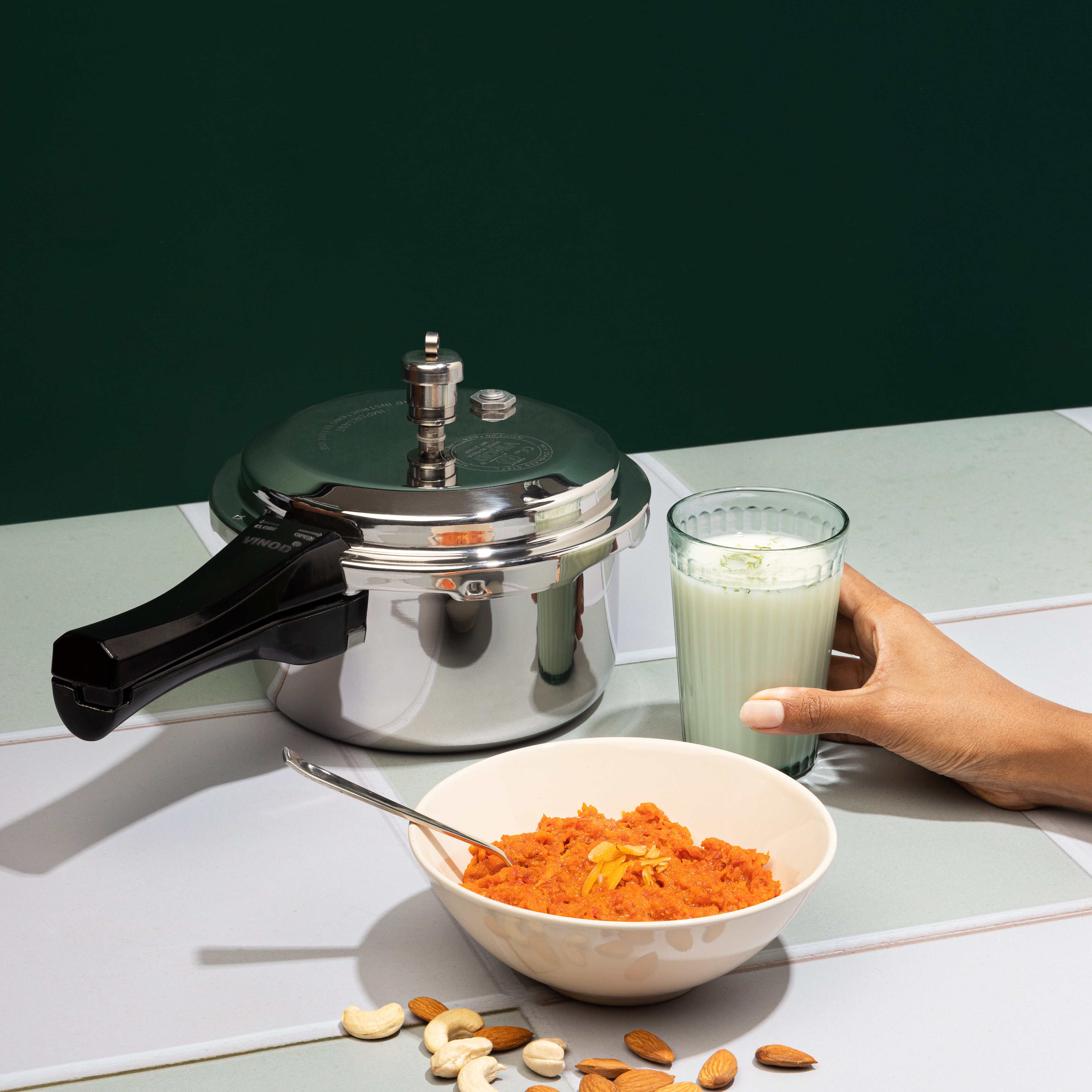 Vinod Platinum Triply Stainless Steel Pressure Cooker