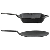 Vinod Legacy Pre-Seasoned Cast Iron Combo Set (Induction Friendly)