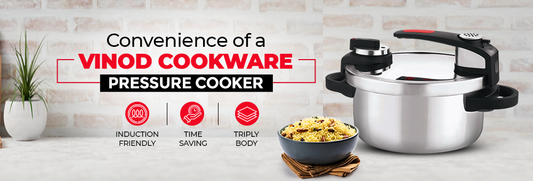 Convenience of a Vinod Cookware Pressure Cooker