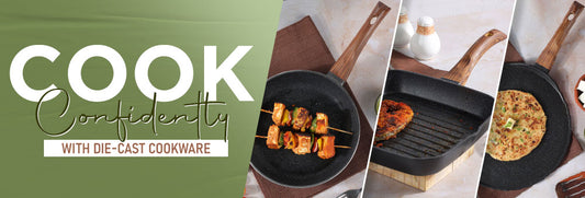 Cook Confidently with Die-Cast Cookware