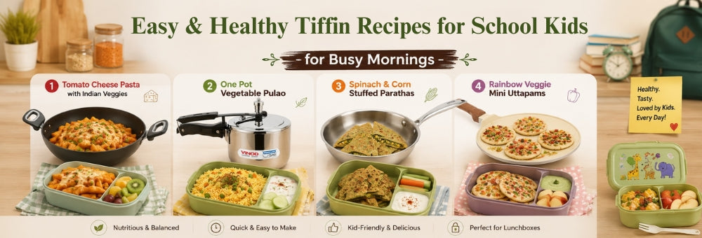 Easy & Healthy Tiffin Recipes for School Kids