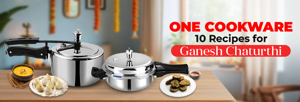 1 Cookware, 10 Recipes for Ganesh Chaturthi