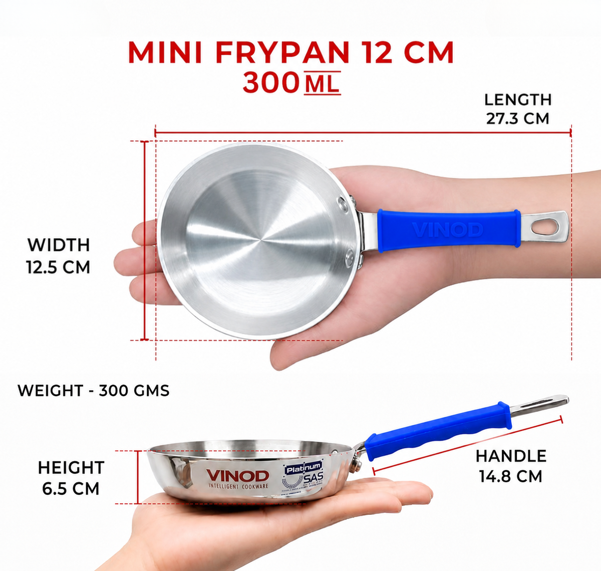 Vinod Platinum Triply Mini Frypan