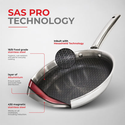 Vinod Grandior Triply ( SAS METAL ) Pro set - 3 pcs
