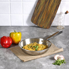 Kraft Futuretec Triply Stainless Steel Frypan (Induction Friendly)