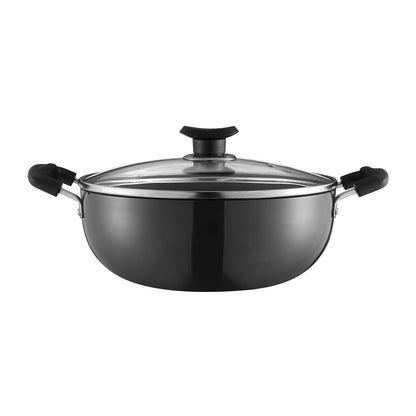 Vinod Hard Anodised Deep Kadai Induction Friendly - Feature View 2 | Vinod Cookware India
