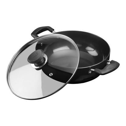 Vinod Hard Anodised Deep Kadai - Feature View 1 | Vinod Cookware India