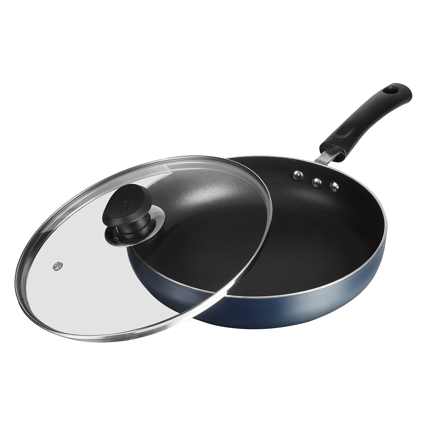 Vinod Zest Non Stick Deep Fry Pan - Feature View 2 | Vinod Cookware India