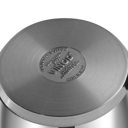 Vinod Stainless Steel Milkpan - Lifestyle Kitchen Shot | Vinod Cookware India